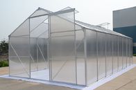 Invernadero de aluminio del jardín de la hoja del policarbonato del marco para el tomate/la verdura del hidrocultivo