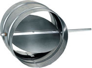 Metal de acero galvanizado del volumen que sella el apagador del tubo de aire del control de las piezas