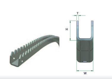 Los dientes exteriores curvaron el estante y el piñón para el sistema del shading del invernadero