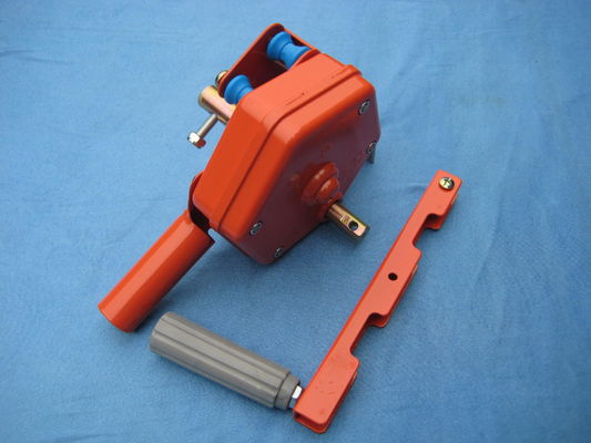 el invernadero manual de acero rueda para arriba el motor para la ventana de ventilación del flanco de la película