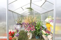 Equipos al aire libre del invernadero de la afición del tablero/del policarbonato de PC de 4m m/de 6m m para la flor con ULTRAVIOLETA