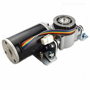 Motorr auto 24VDC 65W 4200RPM IP44 de capa gris del abrelatas de la puerta del motor del equipo de la puerta