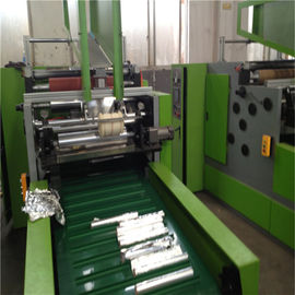 Máquina de Rewinder del papel del motor de Mitsubishi para cortar el material suave del genio