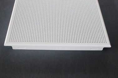 El techo acústico del impermeable teja el blanco de acero de aluminio/galvanizado cubierto