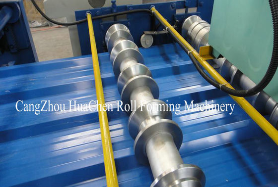 Rollo de acero galvanizado hoja automática del tejado que forma la máquina con 19 rodillos de la fila