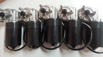 Worm el mini motor del engranaje del cepillo 12VDC para la maquinaria 30W industrial de la automatización