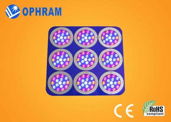 El espectro completo rojo/azul LED de Epistar crece luces con la caja metálica