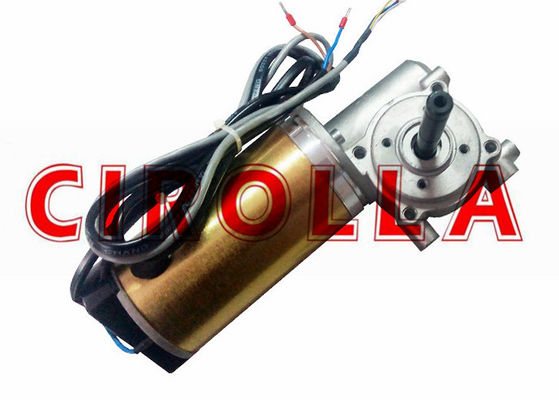 Motor motor de la puerta deslizante de la carga pesada del color/del engranaje automáticos de oro de DC con el codificador 100W 24VDC