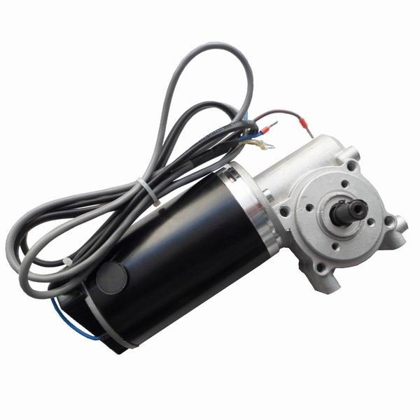 Frene con el motor del abrelatas de la puerta para se ruborizan capa del negro del motor 24VDC 100W 200RPM de la puerta