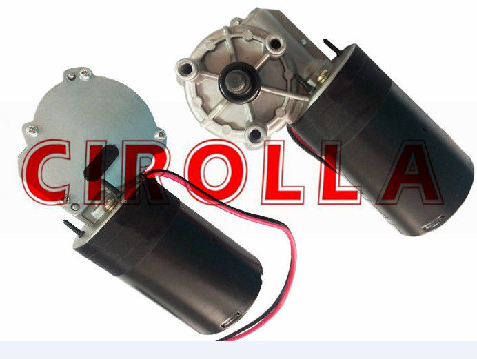 Worm el mini motor del engranaje del cepillo 12VDC para la maquinaria 30W industrial de la automatización
