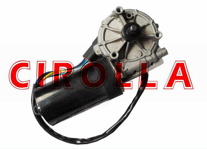 Motor 24VDC del engranaje del imán permanente del cepillo del gusano de DC para el sistema eléctrico de la máquina