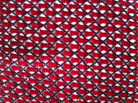 Estire la tela de red, red de la malla de la tela, ANIMAL DOMÉSTICO/red DE NYLON de la tela, tela gris de la cáscara de la ropa
